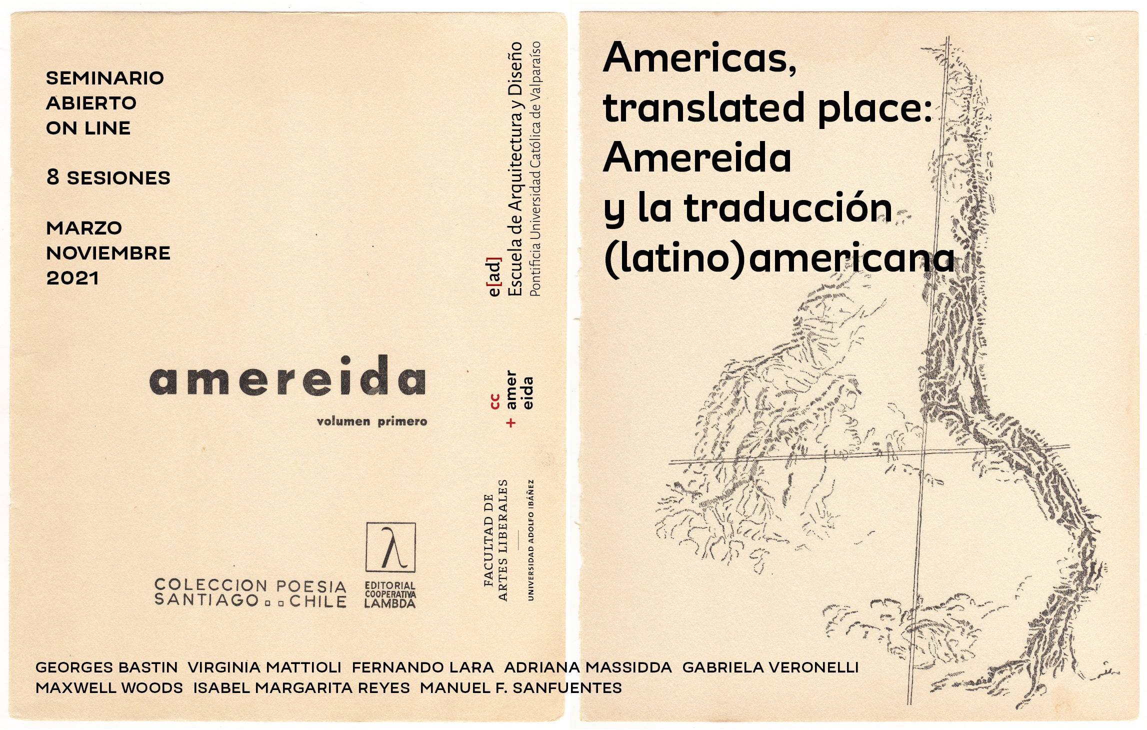 Seminario Americas, Translated Place: Amereida y la traducción (latino)americana